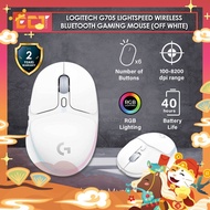 Logitech G705 Lightspeed Wireless Bluetooth Gaming Mouse (Off White)
