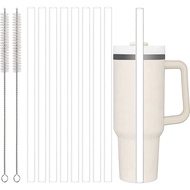 Stanley Straws Replacement, Stanley Cup Straws with Brushes, Reusable Straws Compatible with Stanley