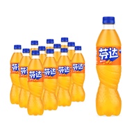 可口可乐（Coca-Cola）碳酸汽水饮料 500ml 芬达橙味500ml*12瓶