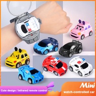 Mini Car Model with Detachable Wrist Strap Car 2.4G Mini Watch Control Remote Control Car Kid Gift