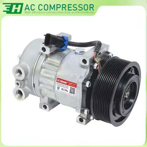 F696003141 F69-6003-141 4384 U4384 Sanden 4384 Sanden 7H15 7S15 709 SD709 SD7H15 ac compressor for P