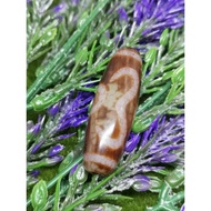 💥Ready Stock💥 39.4mm X 13mm 绿皮红血丝 两眼如意天珠 绿皮红血丝 二眼如意天珠 2 Eyed RuYi Dzi CW0295