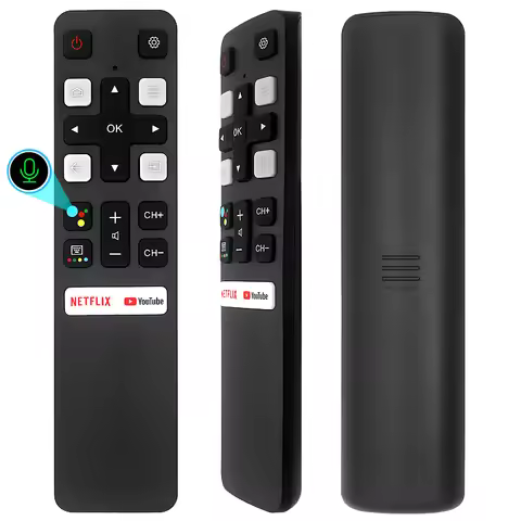 Remote control rc802v fnr1 for tcl with netflix and youtube rc802v 49p30fs 65p8s 55c715 49s6800 43s4