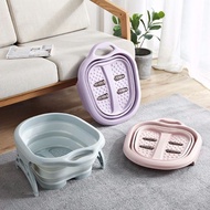 Foldable Foot Bath Massage Bucket 折叠足浴盆新款带滚轮洗脚盆便捷式