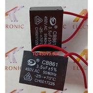 New 450V 3.5UF 3.5UF fan capacitor (piece)