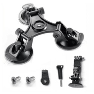 For Cup Mount Bracket For GoPro Hero 12 11 10 9  Accessories GoPro Hero 12 Triangle Suction Cup Car 