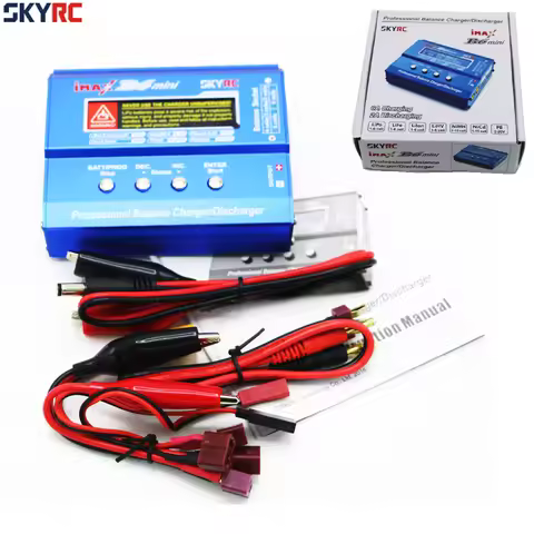 Original SKYRC IMAX B6 MINI 60W 5W Max Balance Charger Discharge W/ Connector Charging Cable For RC 