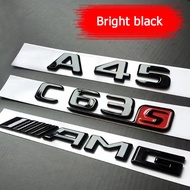 Mercedes Benz AMG Logo AMG Emblem A35 A45 C43 C63 E63 CLA45 GLA45 GLC63 GLS63 TURBO 4MATIC Logo