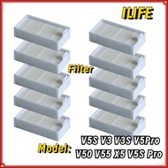 For ILIFE V5S V3 V3S V5Pro V50 V55 X5 V5S Pro Robot Vacuum Hepa Filter Vacuum Cleaner Parts Accessor