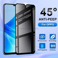 Anti Spy Tempered Glass Privacy Screen Protector OPPO A18 A38 F7 F9 F11 Pro A5 A3S AX5 A7 A15 A15s A