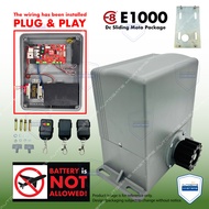 E8 E1000 SLIDING AUTOGATE DC MOTOR SYSTEM (WITHOUT GEAR RACK)