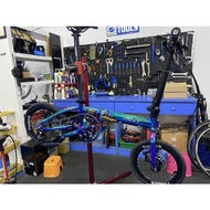 Folding bike wheelset size 16"