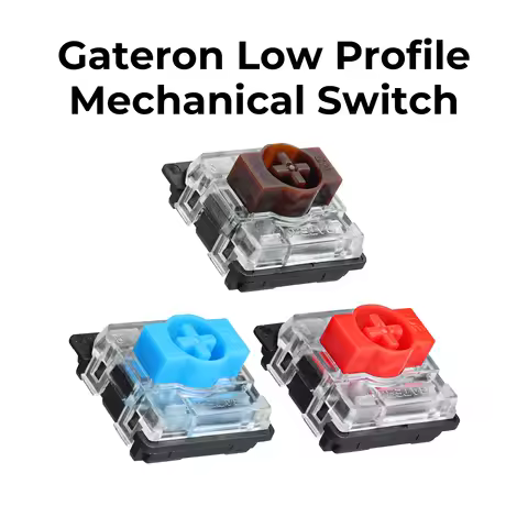 Gateron Low Profile Switch 3pin Hot Swap RGB Switches for Air75 Air60 K1 K3 K7 mechanical Keyboard R