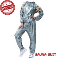 Baju Sauna Suit Unistar Olahraga Pembakar Lemak Set Setelan Jaket