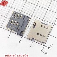 [5 Pieces]- MS-PP-6P-V3 Micro Sim Tray 6 Pins Electronic Push-Push 886