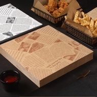 Greaseproof paper disposable oil-absorbing paper fried chicken, French fries, hamburger paper