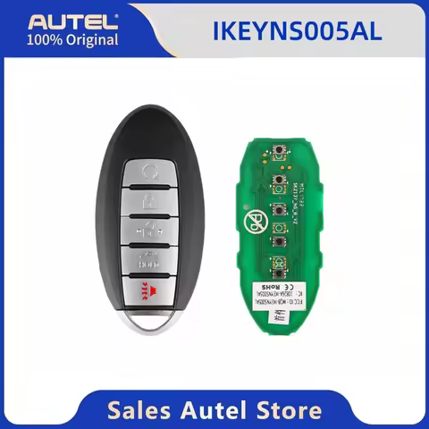 Autel IKEYNS005AL Universal Smart Remote Key 5 Buttons for Nissan Style Work with Autel KM100 IM508 