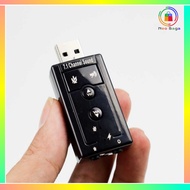 Sound Card Adapter USB 7.1Channel External 7.1 Channel Soundcard Audio