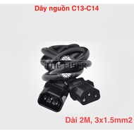 [HCM]Dây nguồn C13 C14 nối UPS PDU dài 1.8M (Đen)