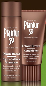 Plantur39植物與咖啡因棕色洗髮露及棕色護髮素