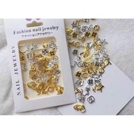 Branded nail charm accessories 50 pieces nail accessories nail charm