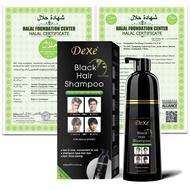 #Aryan&Raihan Dexe Black Hair Shampoo 400ml - Instant Hair Dye (Ready Stock)