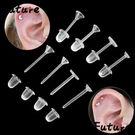 FUTURE Earring Back Stoppers Transparent Fashion  Findings Plug Earring