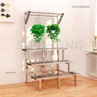 SG Flower Rack Storage Rack Balcony Multi-Storey Outdoor Simple Plant Rack Outdoor C8QI
