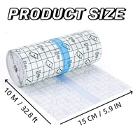 Tattoo Aftercare Waterproof Bandages 6" x10 Yard Second Skin Bandage Tattoo Cover Up Tape for Faster