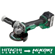 【台北益昌】 HIKOKI 雙電 5.0AH 18V 無刷砂輪機(滑動開關) 100mm (4") G18DBL公司貨