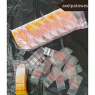 Plastic Clip/Clear ZIPLOCK Plastic Size 2x3.5 CM/Plastic Medicine Gold Plastic Food Sauce Multipurpo