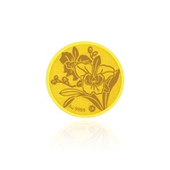 IH0 SK Jewellery Vanda Miss Joaquim 999 Pure Gold Coin