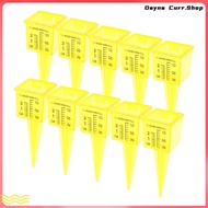 10pcs Heavy Duty Outdoor 1.5" Rain Gauges Plastic Rain Gauges Accurate Rainfall Gauges  nduni