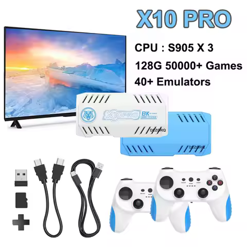 Game Stick 4K Retro Console 128G 50000 Nostalgic Games TV Video Game Consoles HD Output Wireless Han