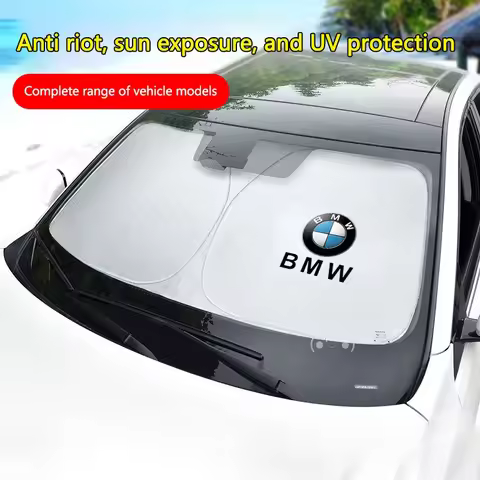 Windshield - UV Protect Parasol Sticker Car Sunshade Umbrella For Bmw M F10 F30 E39 E36 E87 G30 Perf