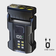 BALDR Portable Mini Keychain Flashlight Led Bright EDC Torch Magnetic Cap Clip Lamp Flash Light Outd