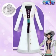 One Piece Robin cosplay costume with fur collarBIG, feeling Nicole Robin cosplay costume
