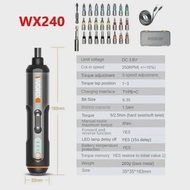 Worx | Worx 4V Electric Screwdriver Set WX242/240 Portable Cordless Electric Screwdriver Mini Drill 