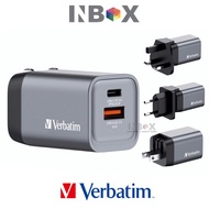 IN-BOX Verbatim 4469 GAN Charger PD35W (Type-C x1, USB x1)