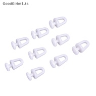 GoodGirlm1 60Pcs Plastic Rail Curtain Track Conveyor Hook Rollers Home Curtains Accessories TS
