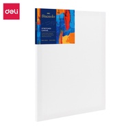 Deli Finenolo Stretched Canvas Cotton Board Frame Kanvas Lukisan for Oil Acrylic Painting Art 画板 油画框