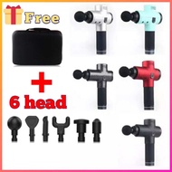 TNJ Massage Gun Portable Massage Gun 30 Speed 6 Massage head 30 Gears Low Noice [Massage Gun] Ready 