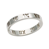 แหวน Atlas จาก Tiffany & Co. ทำจากเงินสเตอร์ลิง 925 น้ำหนักประมาณ 2.4 กรัม [มือสอง]