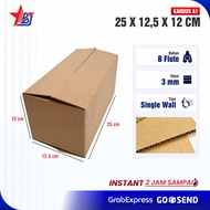 CARDBOARD PACKING 25x12.5x12 cm / CARDBOARD CORUGATED B-FLUTE / PACKING ONLINE
