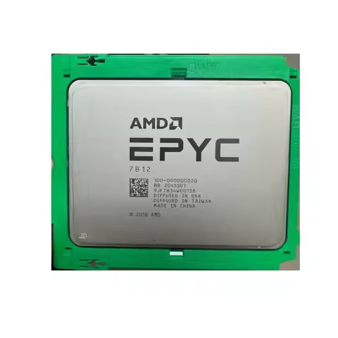 EPYC 7B12 CPU Rome 100-000000020 64 Core 128 Thread 2.25 GHz / 3.30 GHz 240W For Server