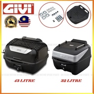 GIVI 43 LITRE BOX KOTAK E43 E43NTL ADV TOP CASE SET MULEBOX YAMAHA MOTOR BIKE