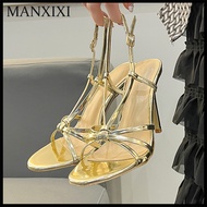 MANXIXI Fashion Women Beautiful 11 cm High Heels Sandals (35-43 Size)