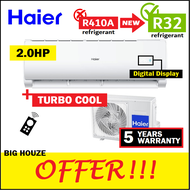 [FREE SHIPPING] Haier 2.0HP R32 Aircond Air Conditioner HSU-18LFA18 Air Cond 2HP with Turbo Cool Function Energy Saving Replace HSU-18LTA18 R410A