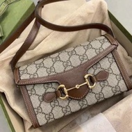 Gucci 馬銜扣 1955盒子袋 mini size手機袋 手機包 699296 92TCG 8563
