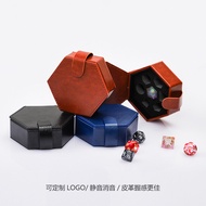 Board Game Accessories Leather Storage Bag DND Drawstring Bag Dice Bag Running Group TRPG Dice Box